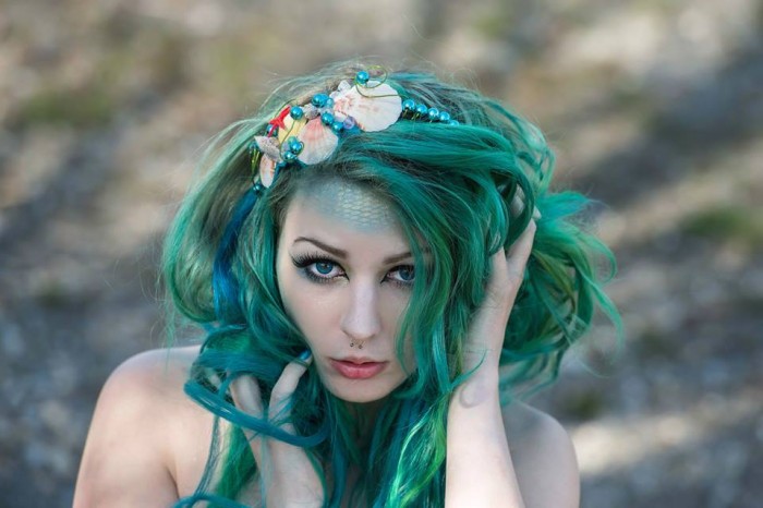 Scarlett Schwendinger mit dem Bild die Mermaid Make up