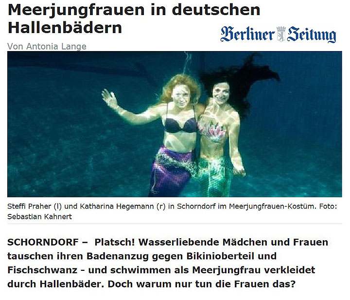 Berliner-Zeitung: Meerjungfrauen in Deutschland