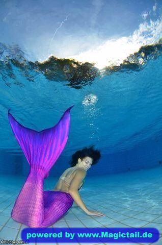 Beginn eines verwirklichten Traums:Meerjungfrau Katharina in Action-kharton