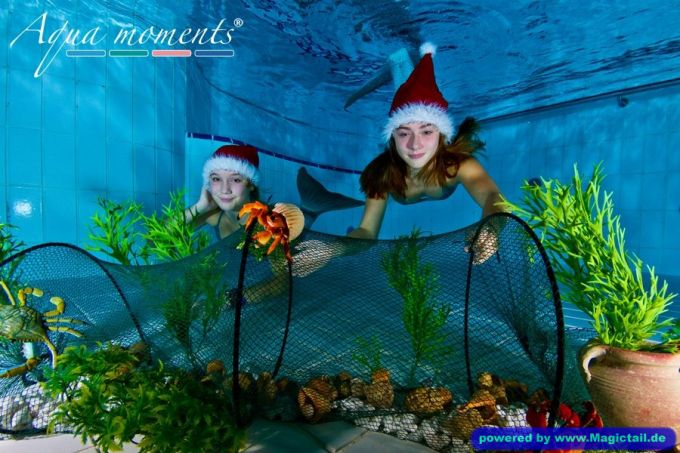 Magictail :Two mermaids at Christmas-Magictail