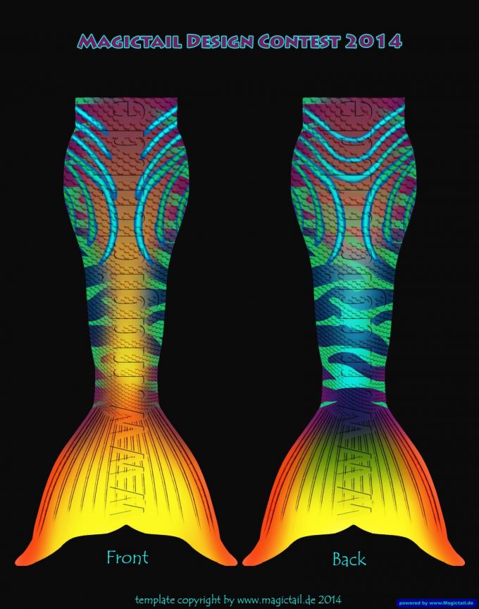 Design Contest 2014:Exotic Rainbow Tail-Magictail GmbH