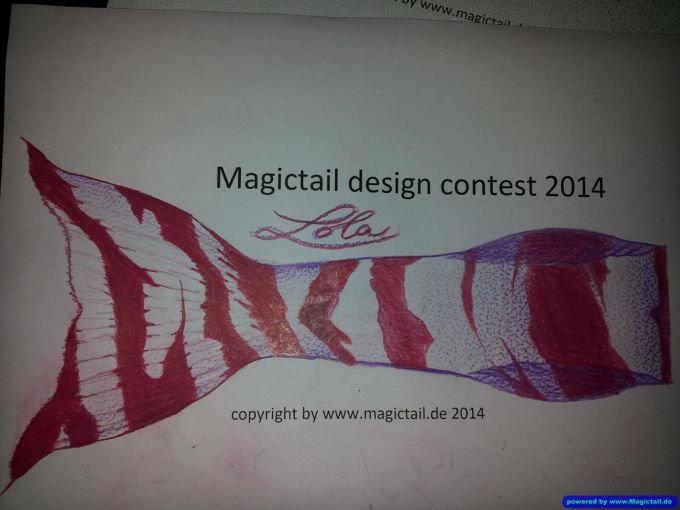 Design Contest 2014:Lola from 'Shark Tale' - Lola aus "große Haie , kleine Fische"-Magictail GmbH