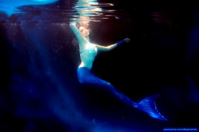 Model Lisa van Li als Meerjungfrau:Deep Blue Sea-Lisa van Li