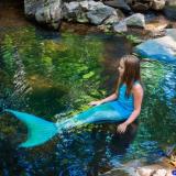 Arielle in green water