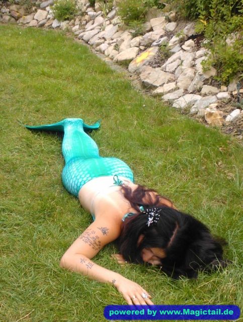 Eileen the mermaid:Sleeping in the sun-Eileen S.