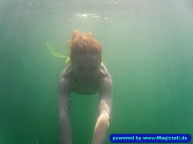 Mermaid im Wasser:Sunlight!-Mermaid