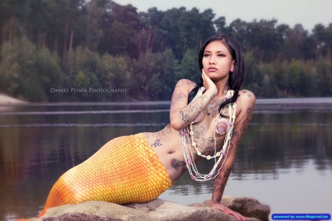 Magictail :Mermaid beauty at a lake-Magictail